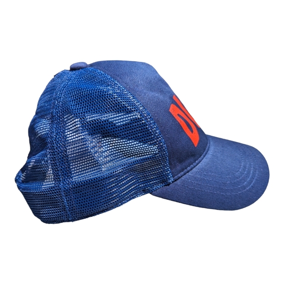 Gymboree Blue/Red "DUDE" Graphic Trucker Snap Hat - Picture 2 of 7